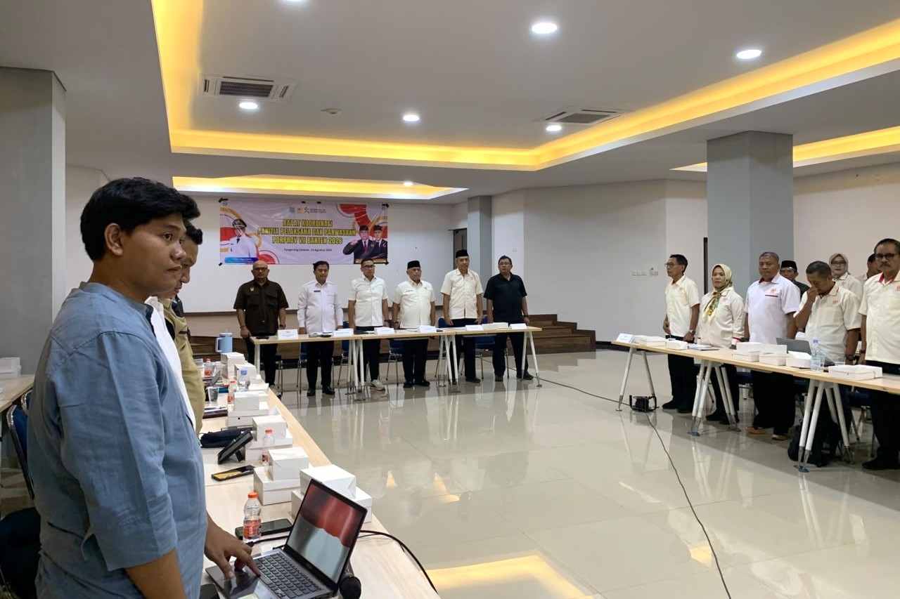 Perkuat Sinergi dan Koordinasi, PB PORPROV VII Banten Matangkan Persiapan Penyelenggaraan 2026